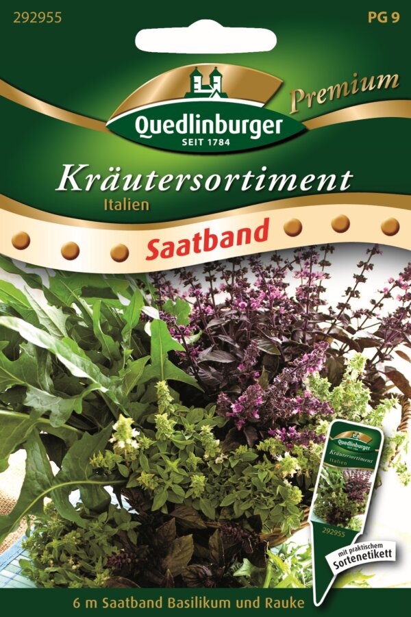 Kräutersortiment Italien (Saatband)